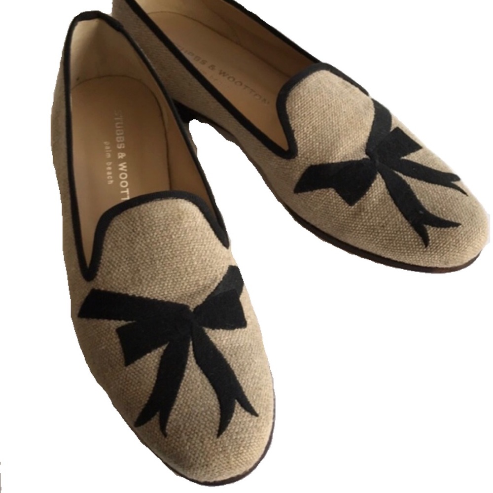 Stubbs & Wootton Bow Loafer 9.5B